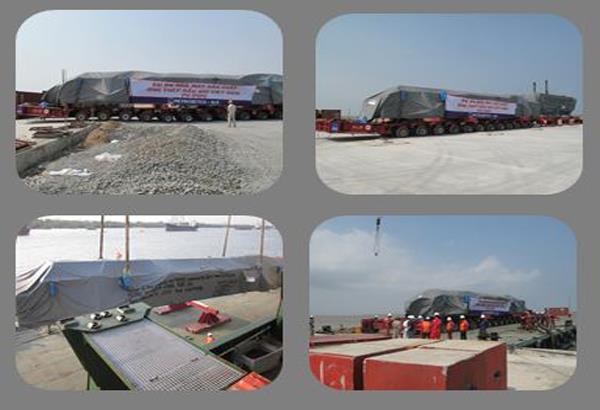Load In And Site Move For Tien Giang Pvpipe Plant