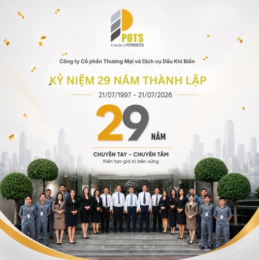 🎉 ChÚc MỪng KỶ NiỆm 29 NĂm ThÀnh LẬp Pots 🎉